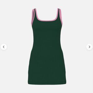 Victoria's Secret Pink Mini Skirt Dress y2k Green S Relay New Padded Sports Bra